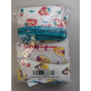 Hanna Andersson Disney Princess Training Underwear  Organic Cotton 3 pack XS
